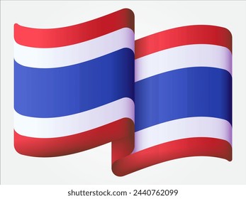 bandera universal en 3d ondeando en el viento símbolo nacional para el país y la región en el mundo