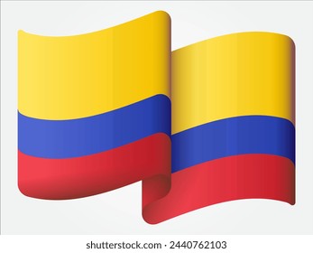 bandera universal en 3d ondeando en el viento símbolo nacional para el país y la región en el mundo