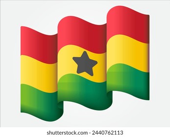 bandera universal en 3d ondeando en el viento símbolo nacional para el país y la región en el mundo