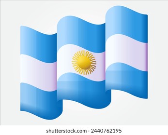 universal 3d waving flag in the wind national symbol for country and region in the worldwide