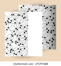 Universal abstract geometric circles vector with gradient background for card, invitation, business, banner, brochure, catalog, flyer, leaflet, frame, background, brand/company identity