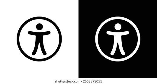 Universal access icon Vector scalable graphics