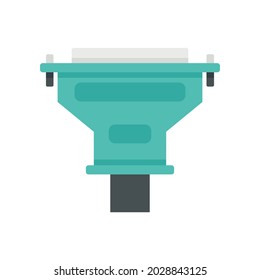 Icono de adaptador universal. Ilustración plana del icono del vector del adaptador universal aislado en fondo blanco