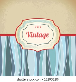 Universal antique tag - restaurant menu - Vintage labels - versatile stickers - Flat design - stock vector