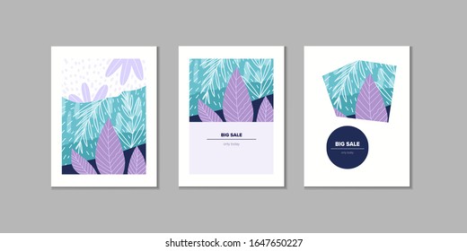 С colección de cartas artísticas universales creativas. Patrón de pincel dibujado a mano. Diseño de moda para afiches, banner, tarjeta, portada, invitación, pancarta, folleto, volante. Texturas vectoriales, plantilla para publicidad