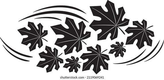 ornamento universal de hojas de arce de otoño para decoración