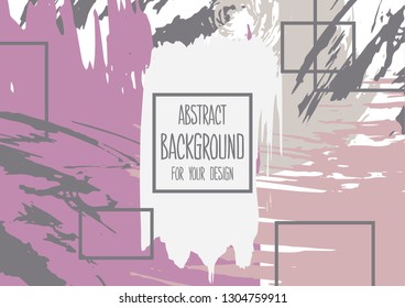 Universal background. Abstract background for your design. Cover, flyer, banner, web, print. Colorful elements. Acrylic paints, brush. Creative