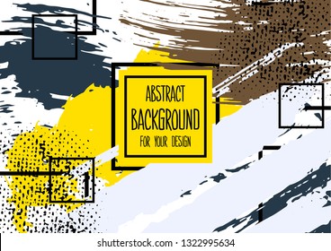 Universal background. Abstract background for your design. Cover, flyer, banner, web, print. Colorful elements. Acrylic Creative