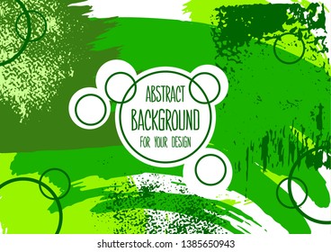 Universal background. Abstract background for your design. Cover, flyer, banner, web, print. Colorful elements. Acrylic paints, brushes, blots. Wallpaper