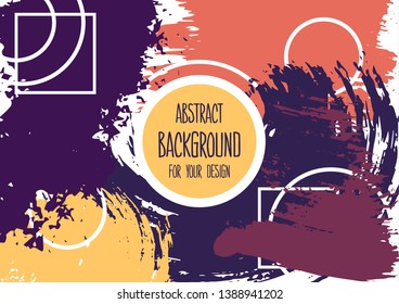Universal background. Abstract background for your design. Cover, flyer, banner, web, print. Colorful elements. Creative