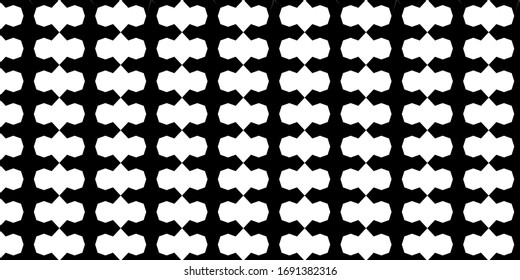 Universal black and white vector seamless pattern, texture pattern for making albums, wrapping paper, textiles, home decoration, tiling
