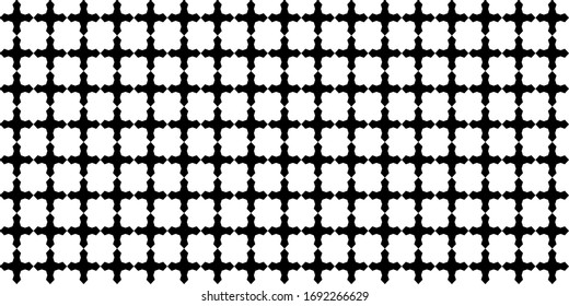 Universal black and white vector seamless pattern, texture pattern for making albums, wrapping paper, textiles, home decoration, tiling
