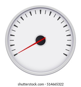 Universal blank gauge. Vector illustration isolated on white background