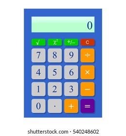 Universal blue calculator that can be used for programs and applications