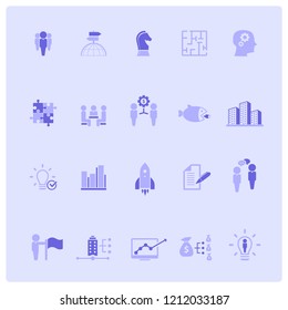 Universal business icon set