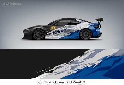 Universal Car wrap livery diseño archivo de Vector eps 10 archivo imprimible a continuación