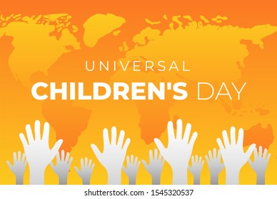 Universal Children's Day Background Illustration