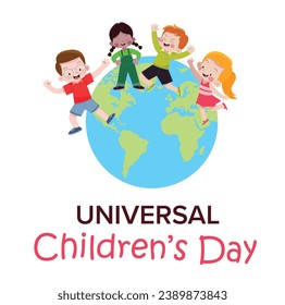 Cartel del Día Universal del Niño. Publicación. Historia. Medios Sociales.