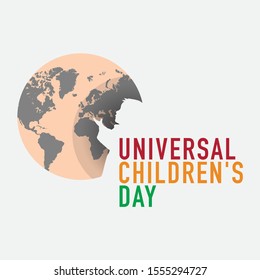 Universal Childrens Day November 20 Stock Vector (Royalty Free ...