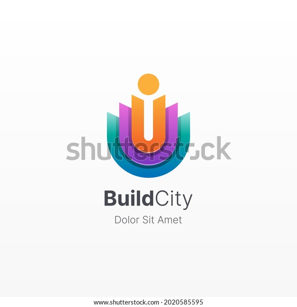 Universal city builder logo\
template