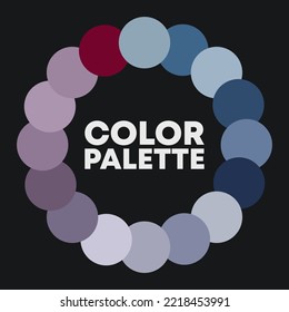 Universal color palette for design. Vector