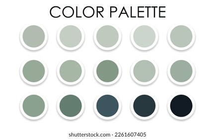 Paleta de colores universal para el diseño. Ilustración del vector