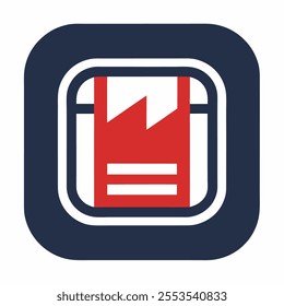 The universal corporate logo design of the icon news feed.