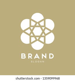 Universal creative premium symbol. Elegant ornament logo icon. Universal ornament design