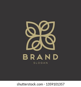 Universal creative premium symbol. Elegant ornament logo icon. Universal ornament design
