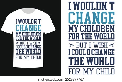 Universal children’s day t shirt design