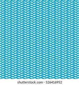 Universal decorative blue weave vector pattern