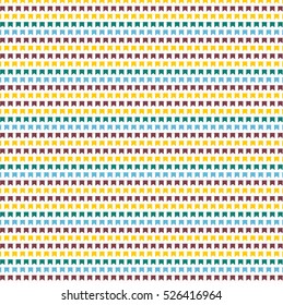 Universal decorative colorful ribbon vector pattern