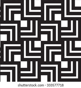 Universal different geometric seamless pattern. You can use vector monochrome ornaments for wallpaper, fills, web page background,surface textures
