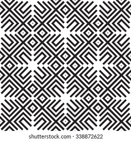 Universal different geometric seamless patterns. You can use vector monochrome ornaments for wallpaper, pattern fills, web page background,surface textures