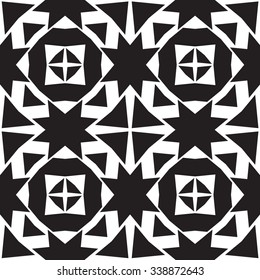 Universal different geometric seamless patterns. You can use vector monochrome ornaments for wallpaper, pattern fills, web page background,surface textures