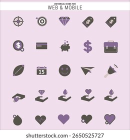 Iconos digitales universales para el Web móvil