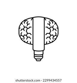 Universal Disco Lamp black line icon. Pictogram for web page, mobile app, promo.