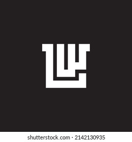 Universal elegant logotype with letter L and W. Clean and minimal Logo. LW - creative icon or symbol. WL.