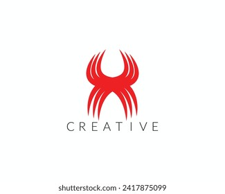 Universal elegant vector logotype. Graphic alphabet symbol for corporate identity logo design