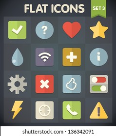 Universal Flat Icons for Web and Mobile Applications Set 3