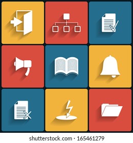 Universal Flat Icons for Web and Mobile Applications