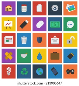  Universal Flat Icons for Web and Mobile Applications 