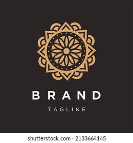 Universal Flower. Abstract Ornament Logo Designs. Abstract Flower Logo Designs.