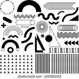 Universal geometric design. Element design for magazines, billboards, sales, leaflets