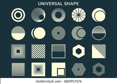 Universal Geometric Shapes For Design