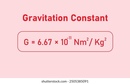 The universal gravitation constant value in physics.