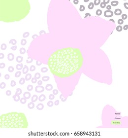 Universal hand drawn artistic background in tropical style for posters, brochure, textile, wallpaper, tile, save the date, wedding, fashion print, home decor, anniversary, invitation, scrapbook, web
