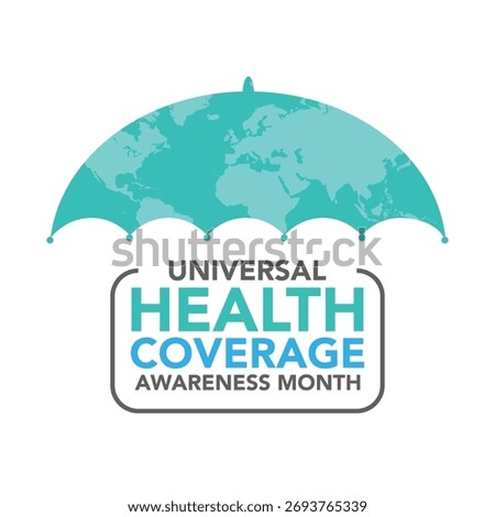 Universal Health Coverage day (UHC) is observed every year on the month of  December, Aims to raise awareness of the need for strong, equitable and resilient health systems. Vector illustration