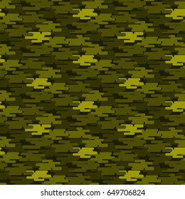 Universal hunter khaki seamless pattern abstract fill military background vector illustration.
