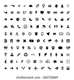 Universal icon set vector